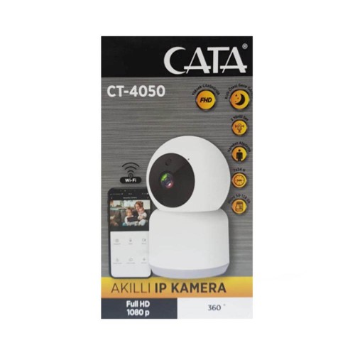 Cata 360 Derece Dönen Ip Akıllı Kamera CT-4050