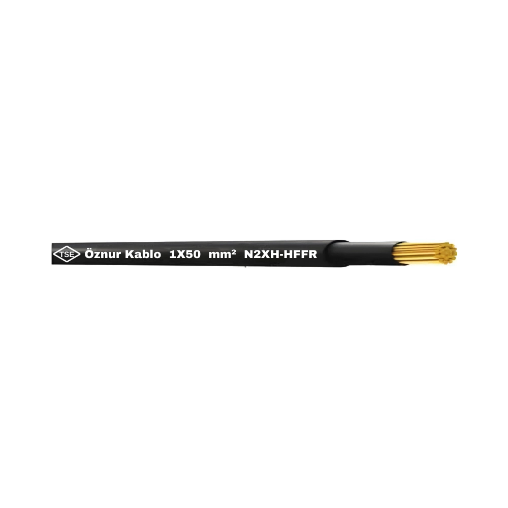  Öznur 1x50 Mm N2xh Kablo Halogen Free-1m