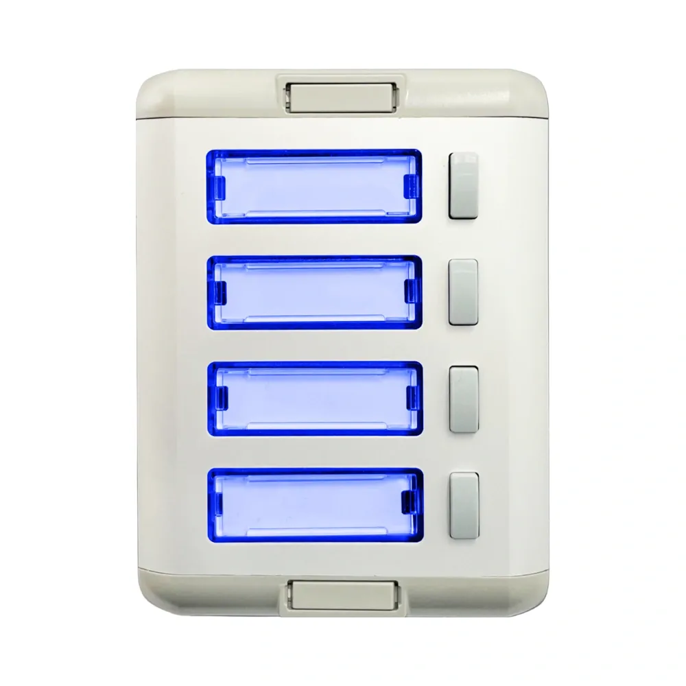 Çetsan 4'lü Aliminyum Işıklı Zil Butonu | Elektrikçiden