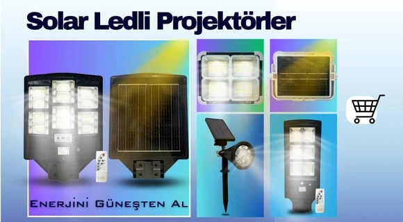 Solar Ledli Projektörler