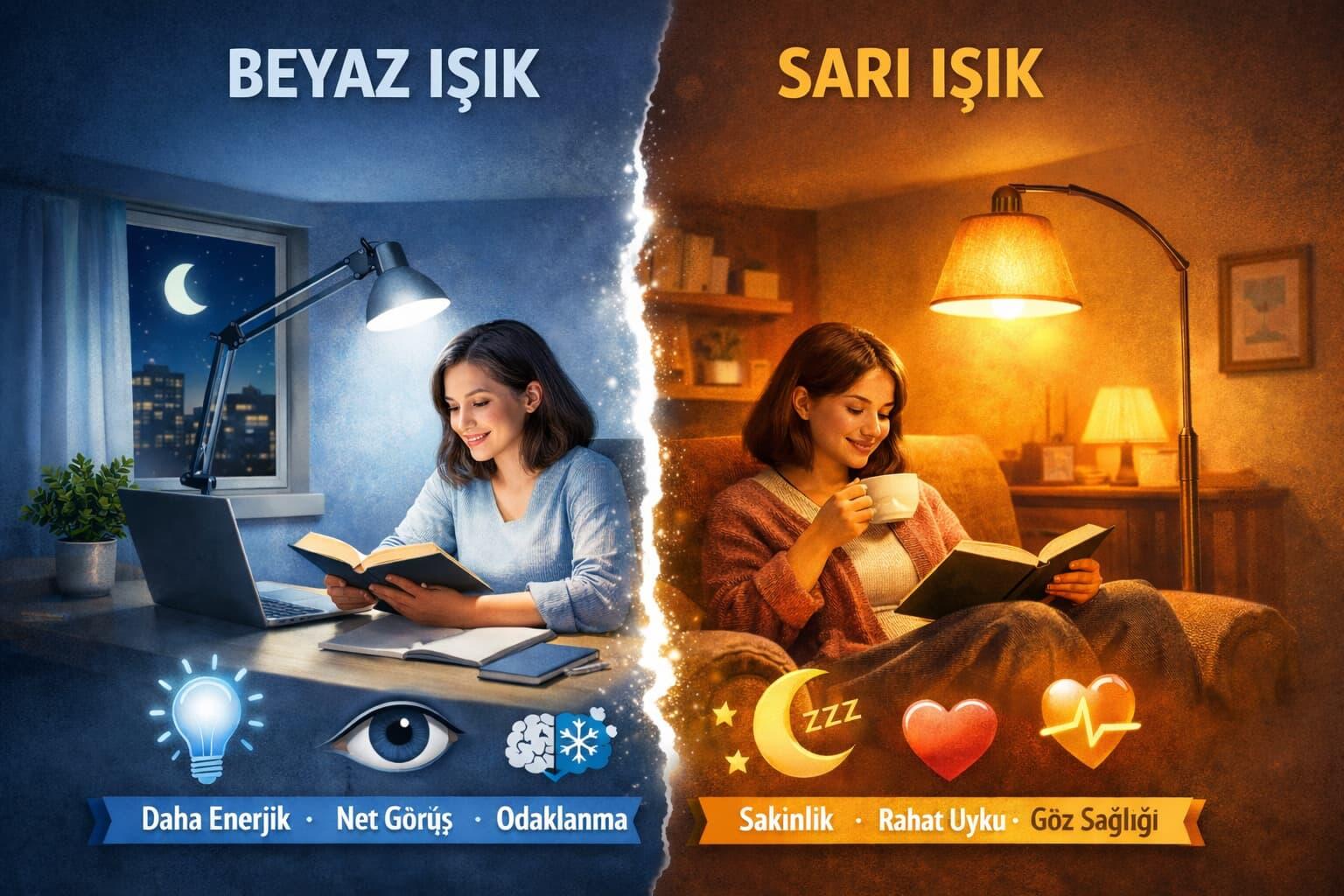 Beyaz Işık Mı Sarı Işık Mı? Hangisi Sağlıklı?