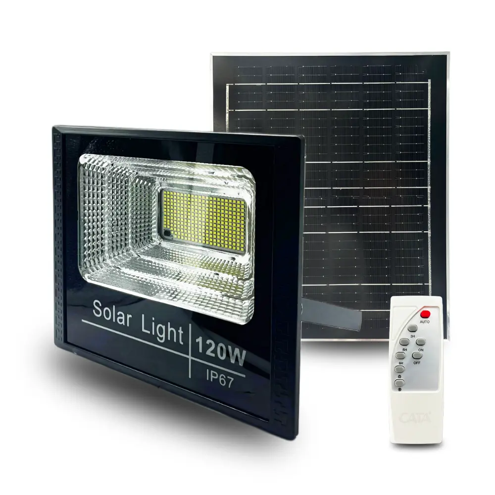 Cata 120w Solar Led Projektör 6500k (beyaz) Ct-4648