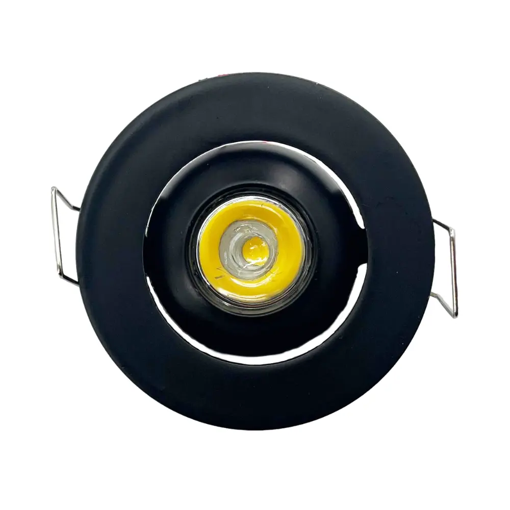  Cata 1,5w Mandagözü Siyah Kasa Yıldız Led Spot 3200k (günışığı) Ct-5268