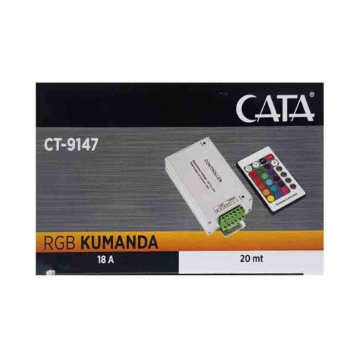 Cata 18A RGB Şerit Led Kumanda ve Kontrol Modülatörü CT-9147 - Thumbnail