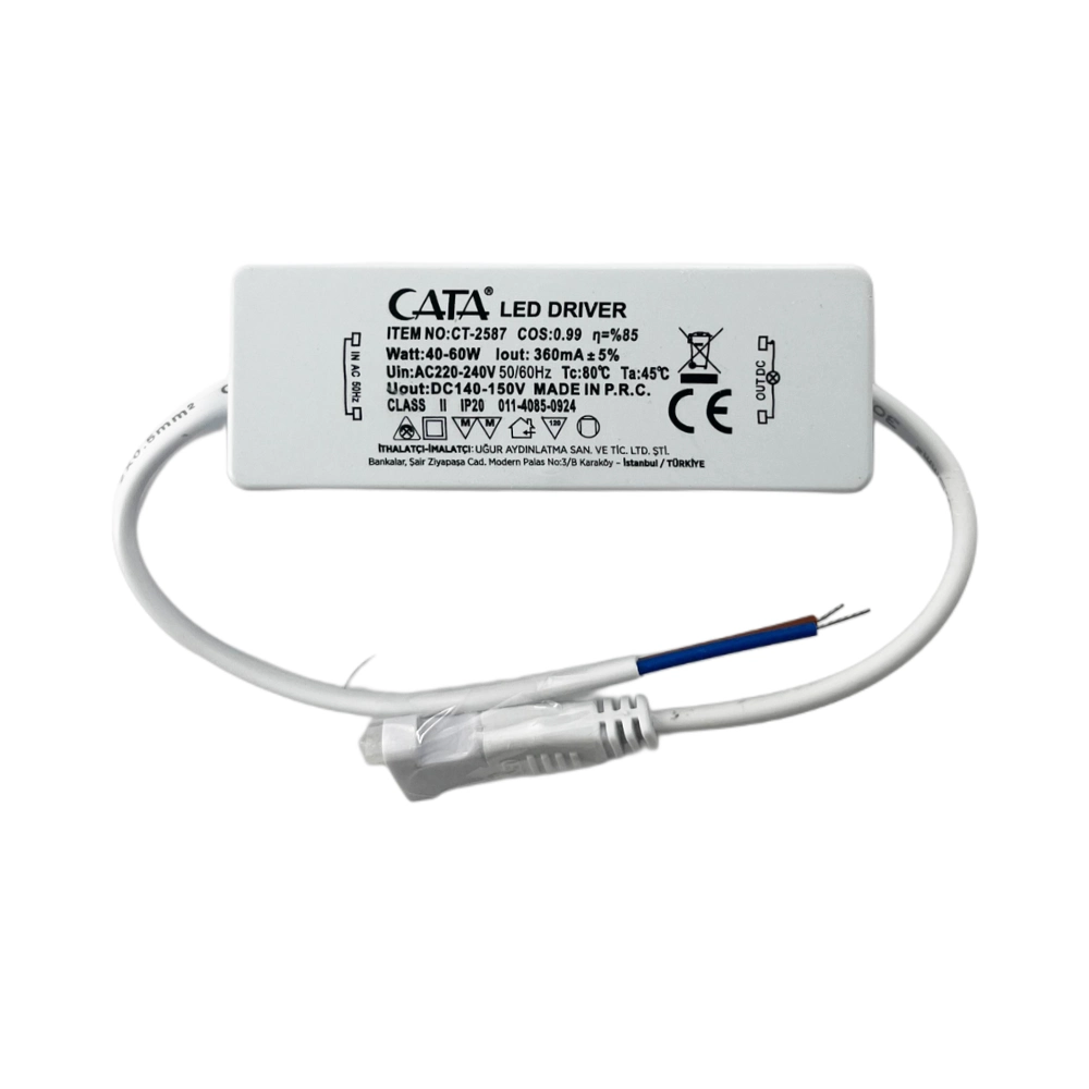 Cata 40-60w Panel Led Trafosu 12v Ct-2587