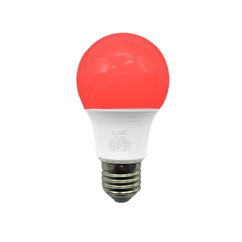  Cata 9w Renkli Led Ampul E27 Duy (kırmızı) Ct-4277k