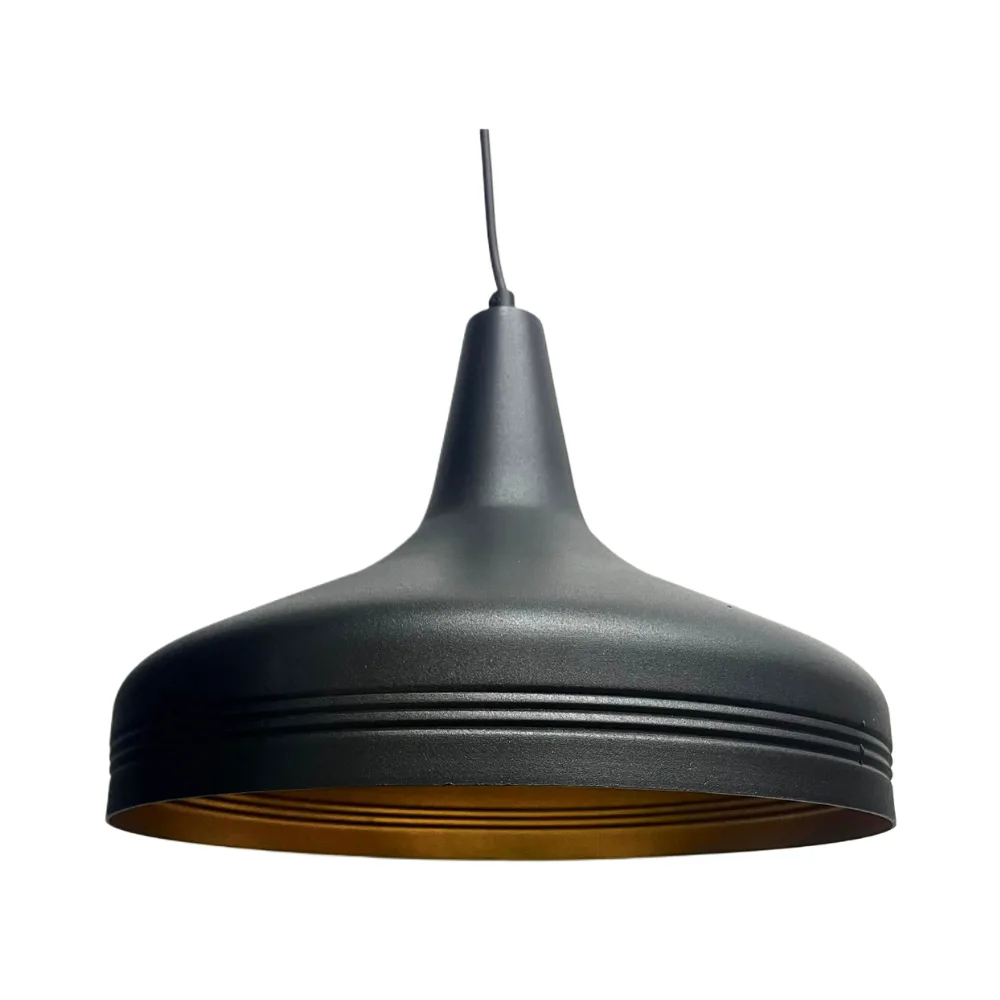 Cata Dekoratif Sarkıt Armatür (siyah+sarı Duy+36cm) Ct-8103
