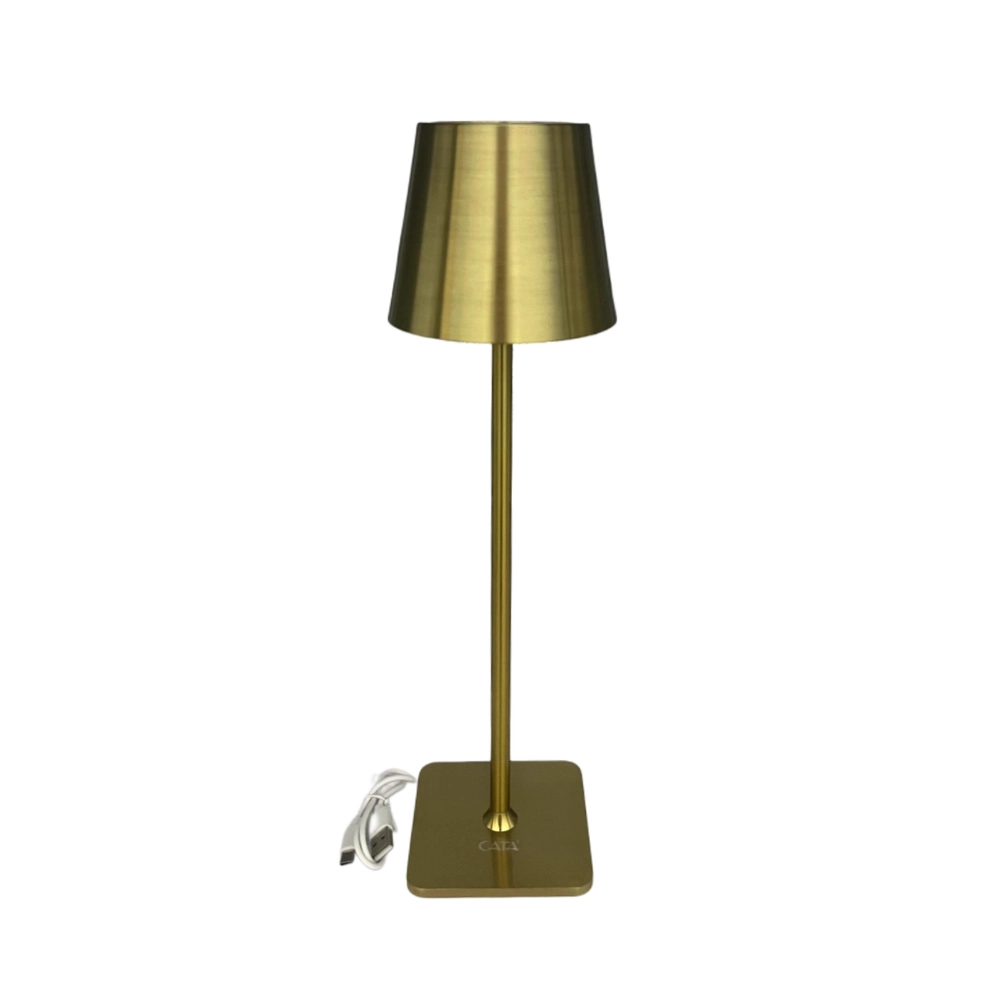 Cata İstanbul Gold Şarjlı Masa Lambası 3 Renkli Ct-8437