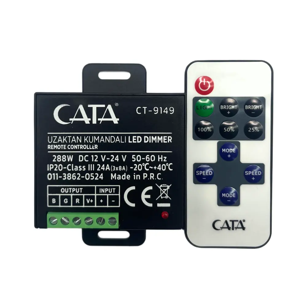  Cata Şerit Led Dimmer Kumandası Ct-9149