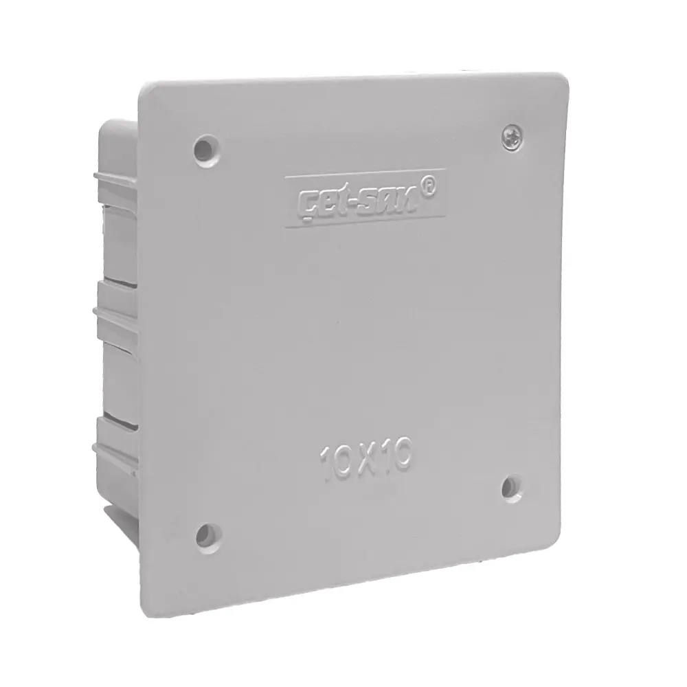  Çetsan Sıvaaltı Abs Kare Buat 100x100x45mm Kb.0351