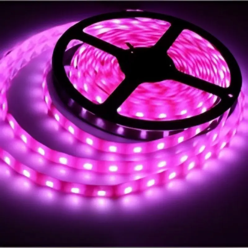  Edson 3 Çipli 4040 İç Mekan Şerit Led-5m (pembe) Ed-2098