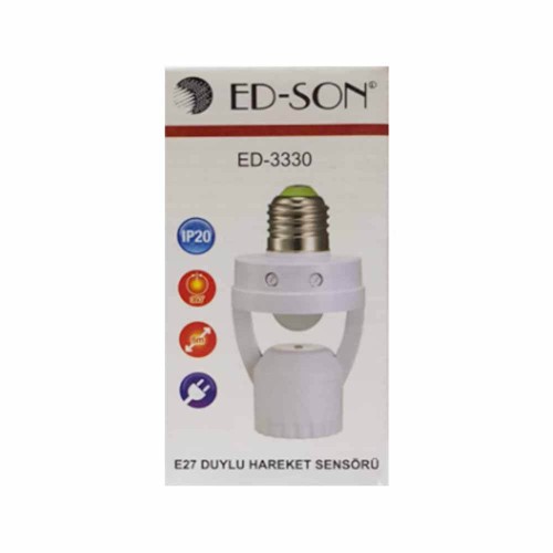 Edson 360 Derece E-27 Duylu Hareket Sensörü ED-3330