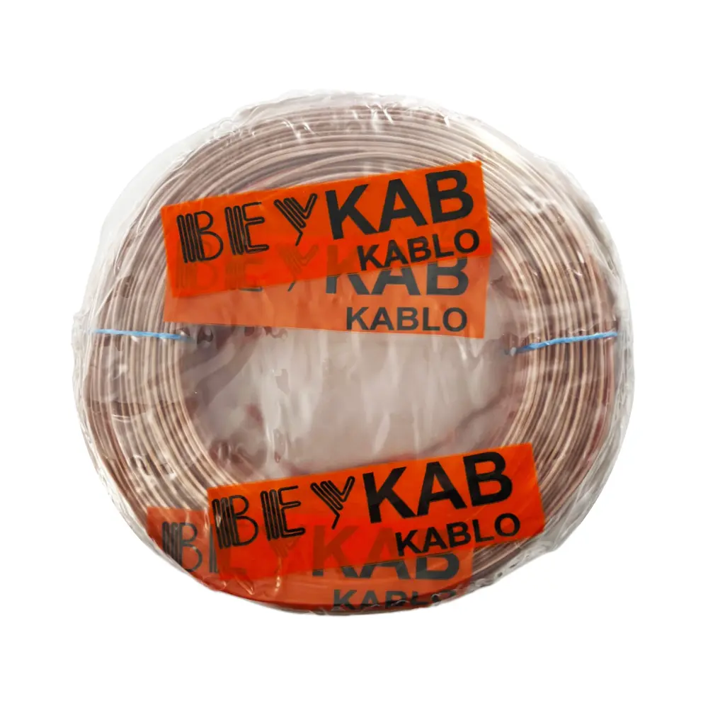  Beykab 2x0,75 Mm Kordon Hoparlör Kablosu Cca-100m (şeffaf)