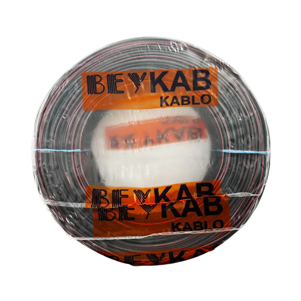  Beykab 2x0,75 Mm Kordon Hoparlör Kablosu Cca-100m (siyah)