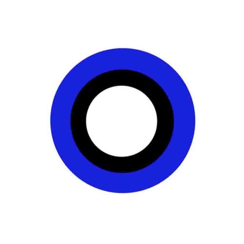 Hero 6W+3W Çift Renkli Sıvaaltı Yuvarlak Panel Led (Beyaz-Mavi)