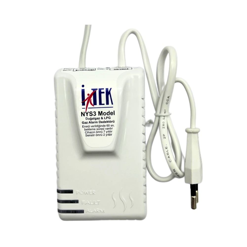  İtek Doğalgaz Alarm Cihazı Nys-3