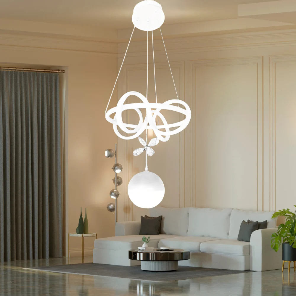  Ledli Avize Mini Yörünge Pw (beyaz) El-49bpw