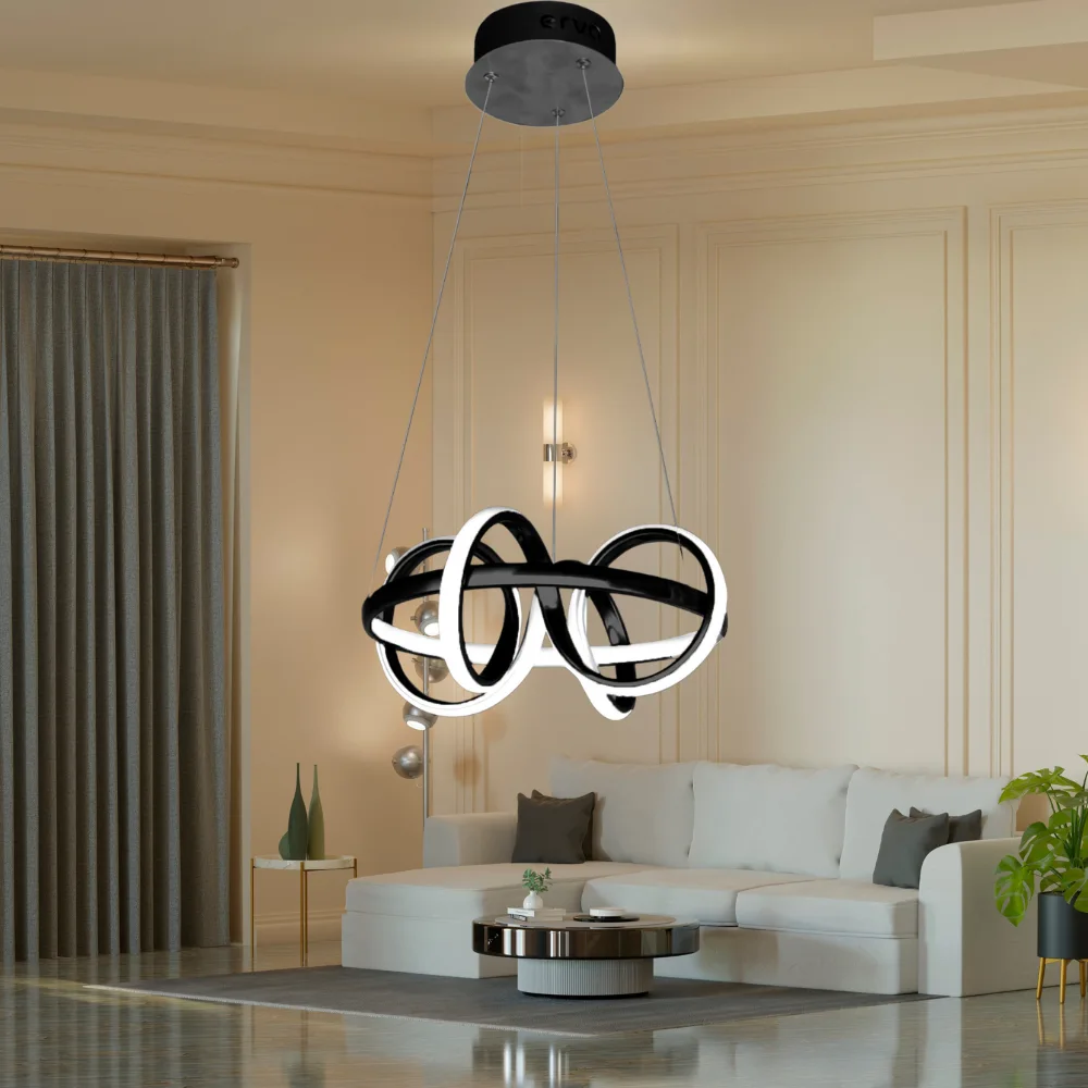  Ledli Avize Mini Yörünge (siyah) El-49s
