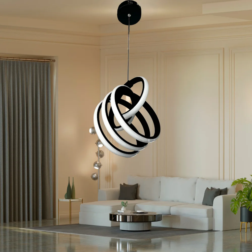  Ledli Avize Mini Labirent (siyah) El-20s
