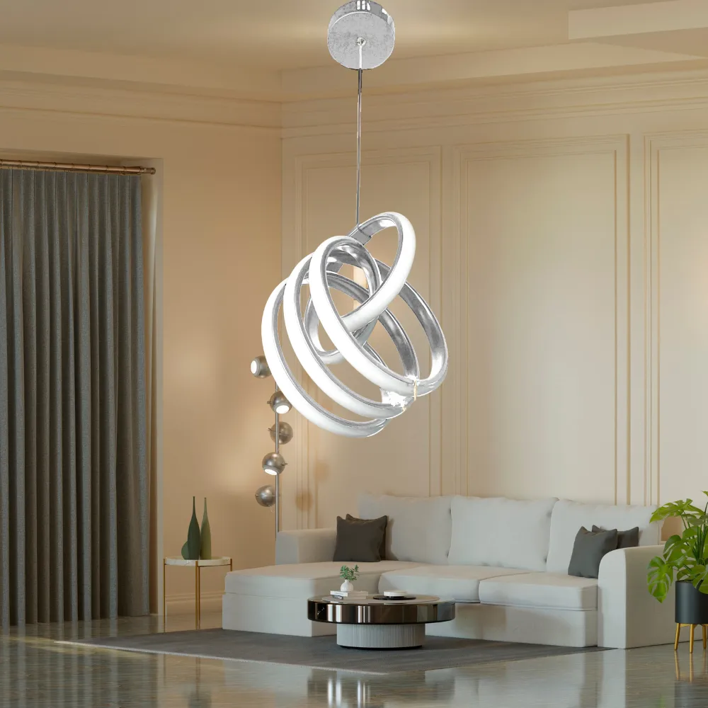  Ledli Avize Mini Labirent  (gümüş) El-20gm