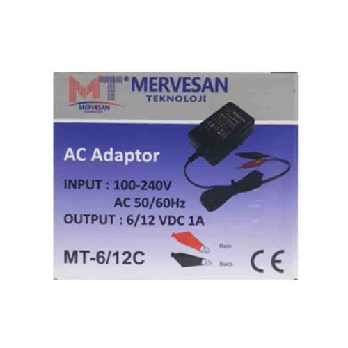 Mervesan 6/12V DC Akü Şarj Adaptörü MT-6/12C