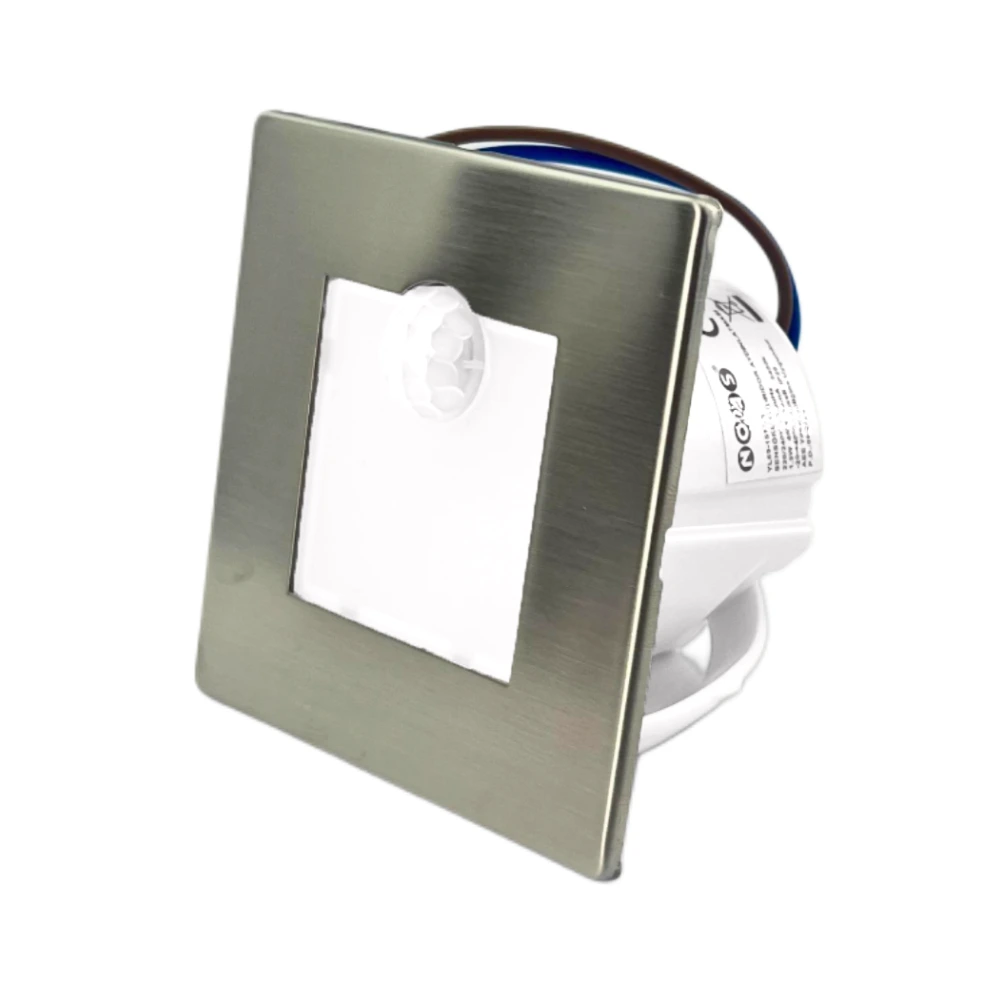  Noas 1,5w Kare Sensörlü Koridor Armatürü Beyaz (6500k) Yl69-1511-b
