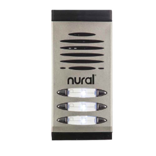 Nural Basic Çift Butonlu 6'lı Zil Paneli M.U.NRL.00039