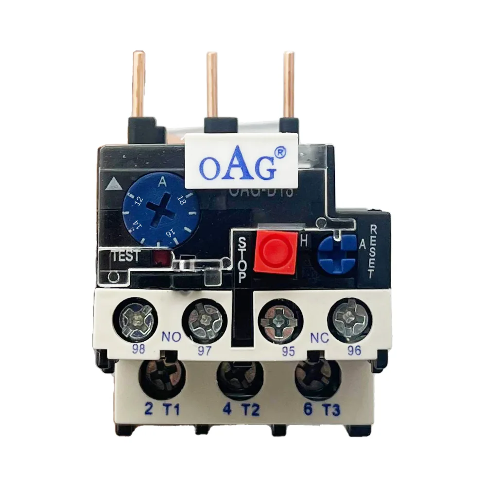  Oag 12-18a Geçmeli Tip Termik Röle Oag 2-13