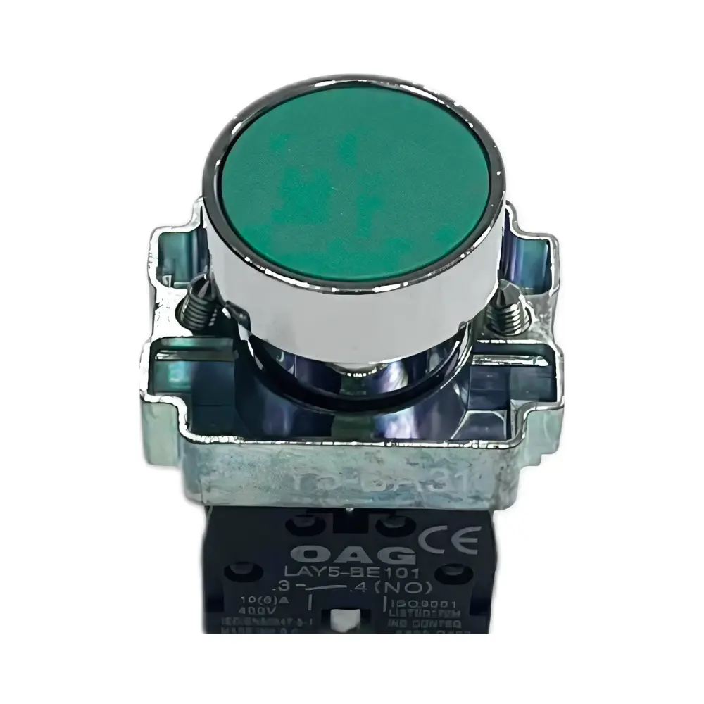  Oag 22mm Yeşil Start Butonu