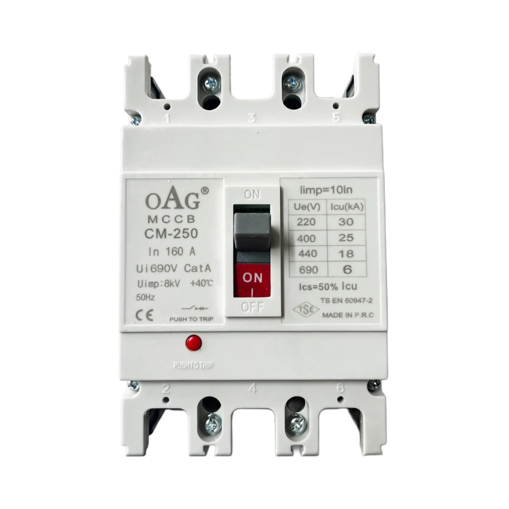  Oag 3x160a 36ka Sabit Tip Kompakt Şalter Tse
