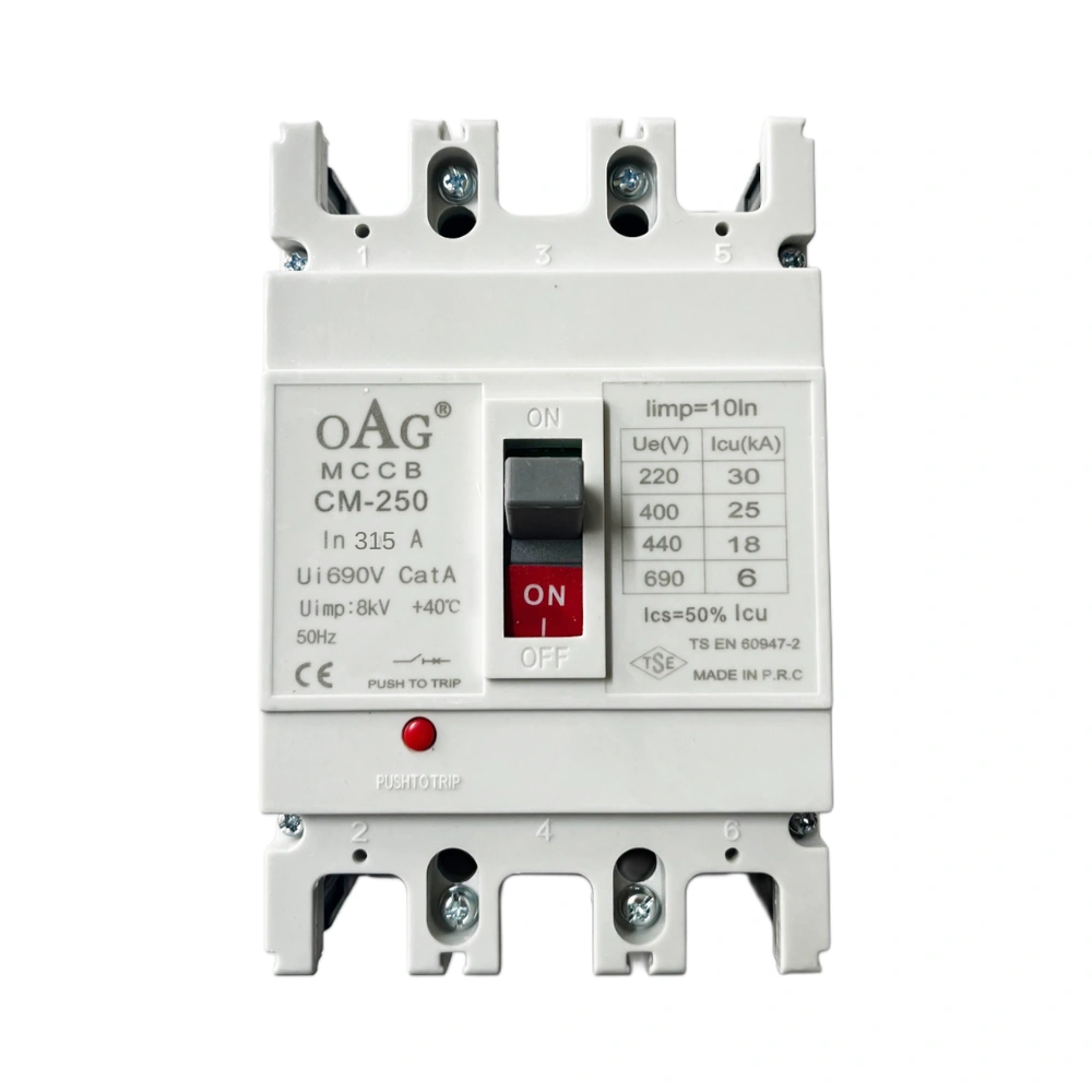 Oag 3x315a 50ka Sabit Tip Kompakt Şalter Tse