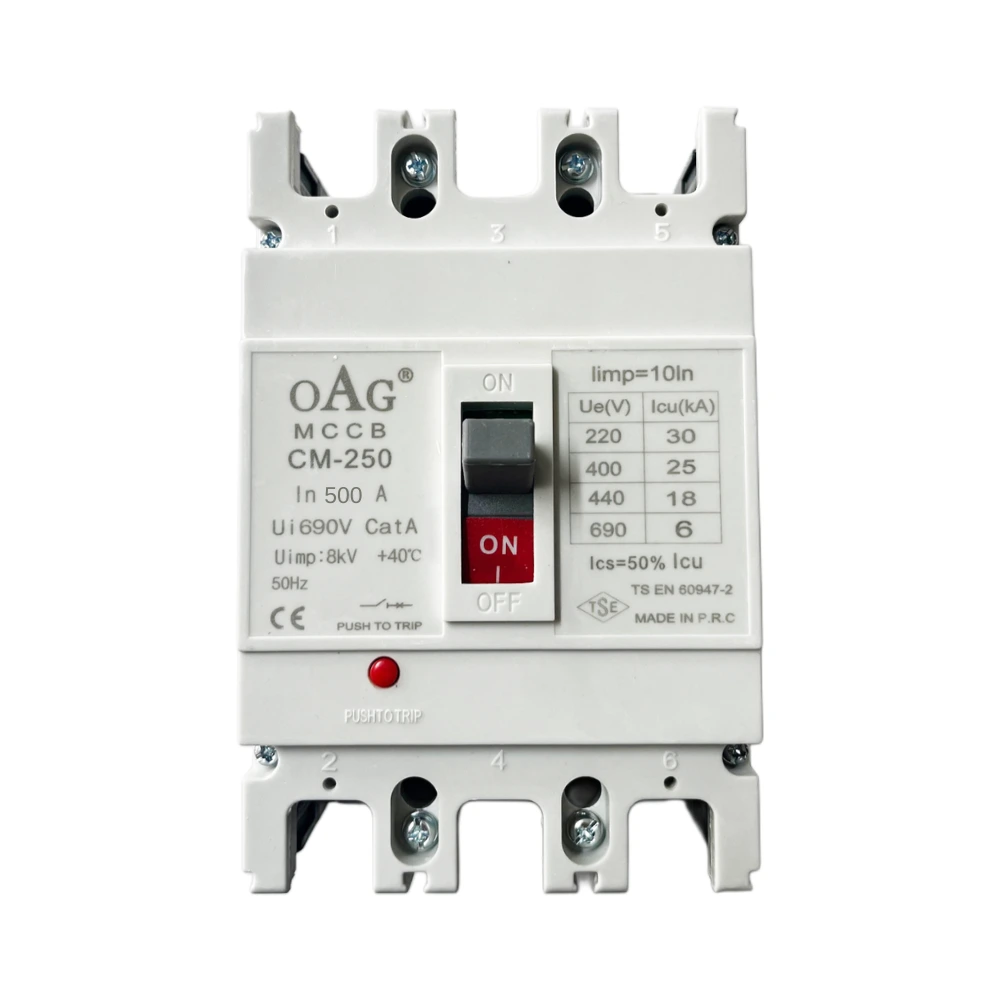 Oag 3x500a 50ka Sabit Tip Kompakt Şalter Tse