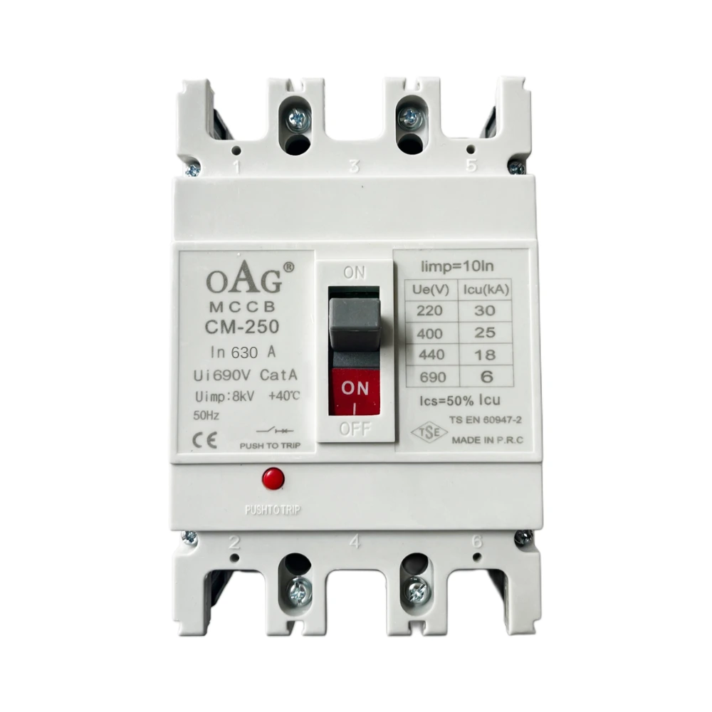 Oag 3x630a 50ka Sabit Tip Kompakt Şalter Tse