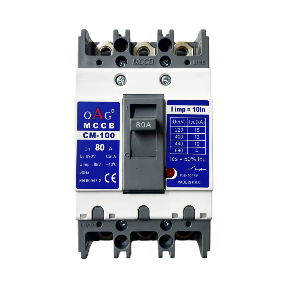  Oag 3x80a 12ka Sabit Tip Kompakt Şalter