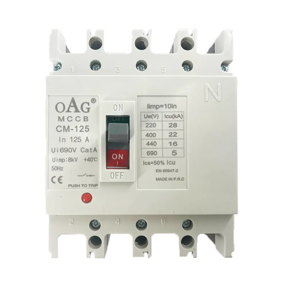 Oag 4x125a 25ka Sabit Tip Kompakt Şalter Tse
