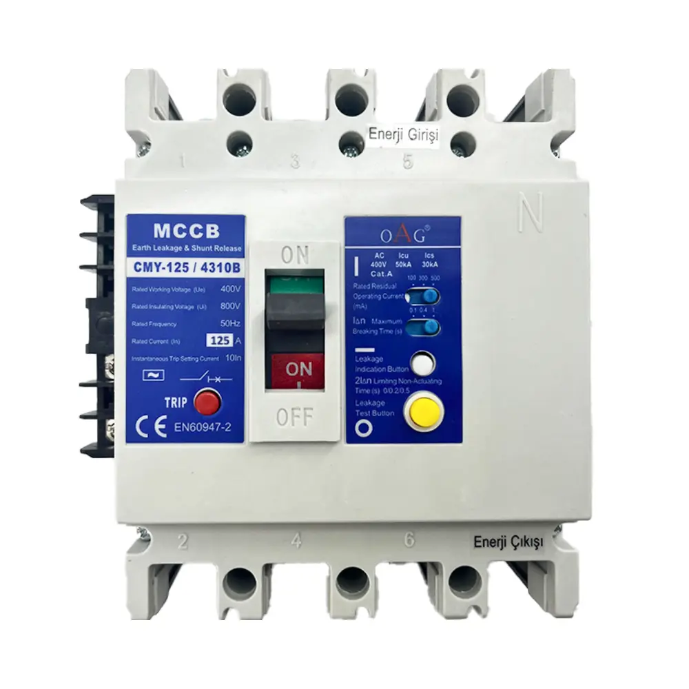  Oag 4x125a 50ka Yangın Korumalı Kompakt Şalter (açtırma Bobinli)