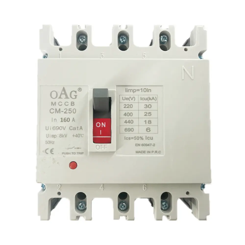 Oag 4x160a 25ka Sabit Tip Kompakt Şalter Tse