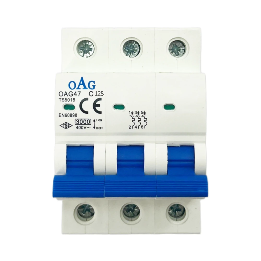  Oag C Tipi 3x125a 3ka Otomatik Sigorta