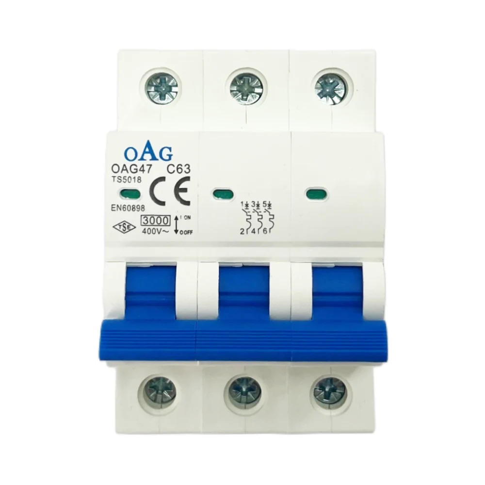  Oag C Tipi 3x63a 3ka Otomatik Sigorta