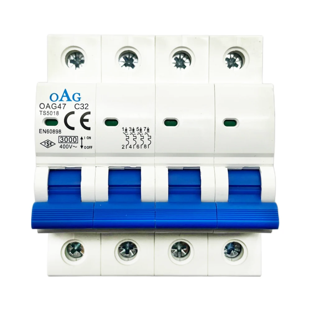 Oag C Tipi 4x32a 3ka Otomatik Sigorta