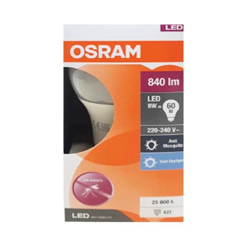 Osram 8W Mosquito Sinek Kovar Led Ampul E27 Duylu