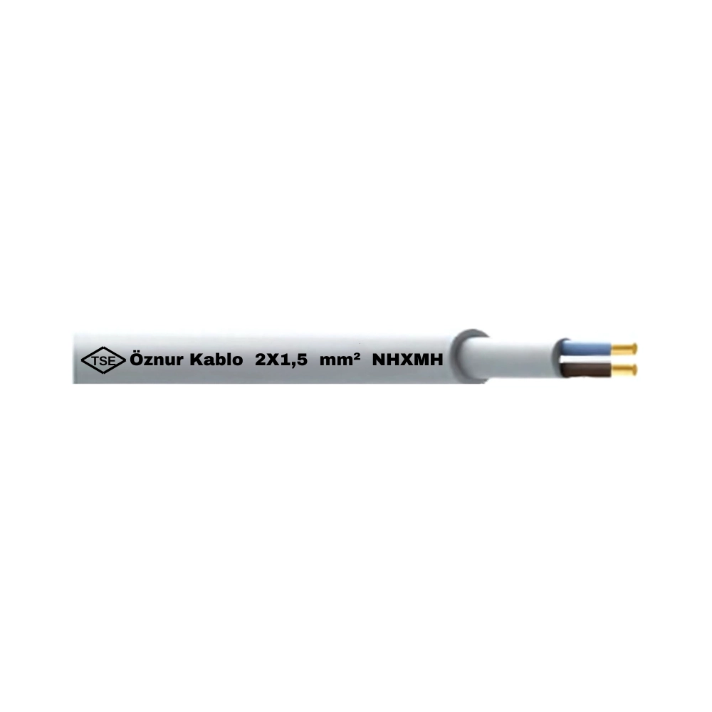  Öznur 2x1,5 Mm Nhxmh (antigron) Kablo-1m