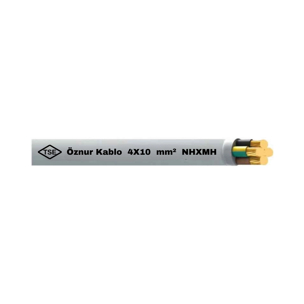  Öznur 4x10 Mm Nhxmh (antigron) Kablo-1m
