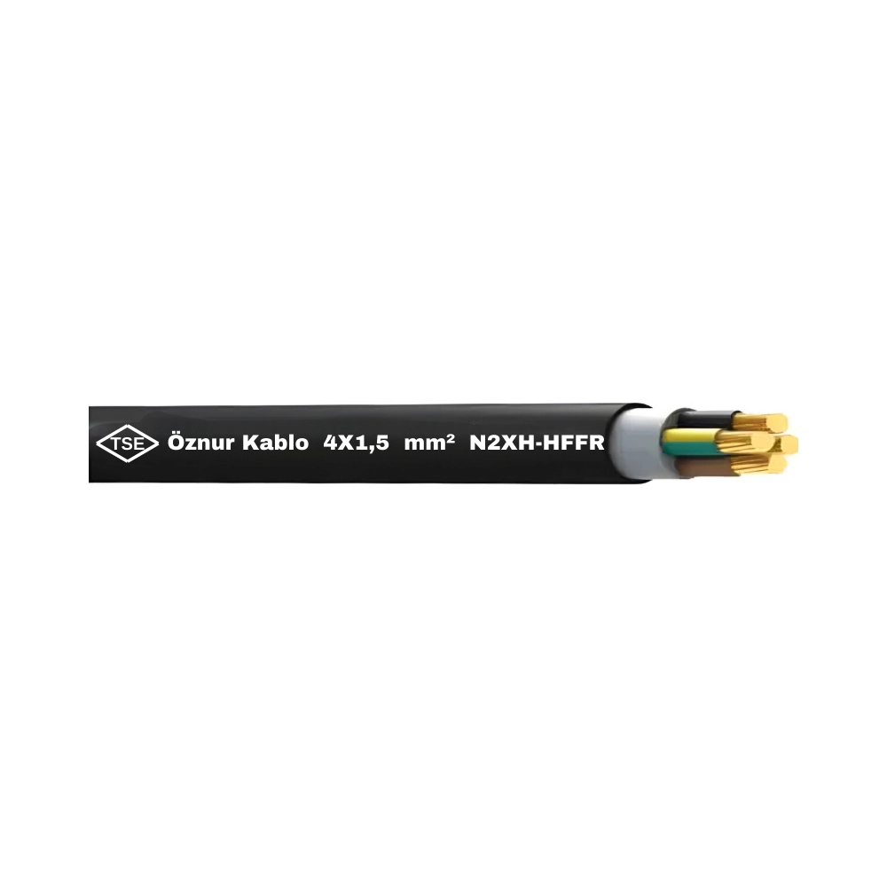  Öznur 4x1,5 Mm N2xh Kablo Halogen Free-1m