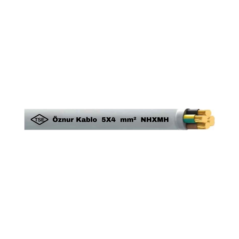  Öznur 5x4 Mm Nhxmh (antigron) Kablo-1m