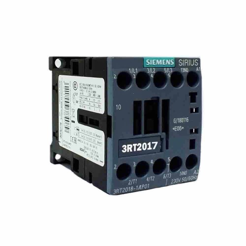 Siemens 12A 5,5kW Güç Kontaktörü 1N0 3RT2017-1AP01