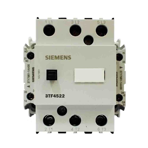 Siemens 40A 18,5kW Güç Kontaktörü 2N0 2NC 3TF4522-0AP0