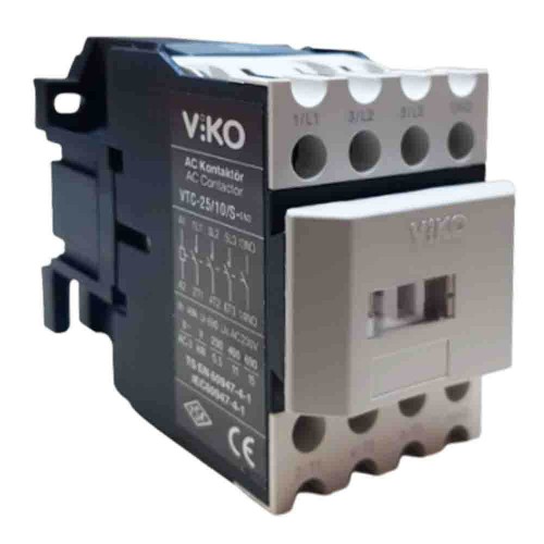 Viko 25A 11kW 1NO Güç Kontaktörü VTC-2510S