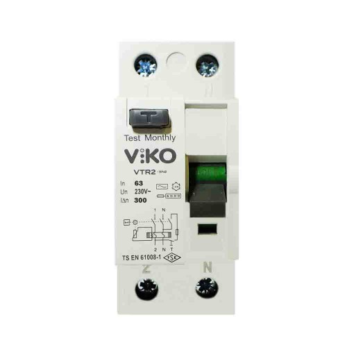 Viko 2x63A 300mA Kaçak Akım Rölesi VTR2-63300