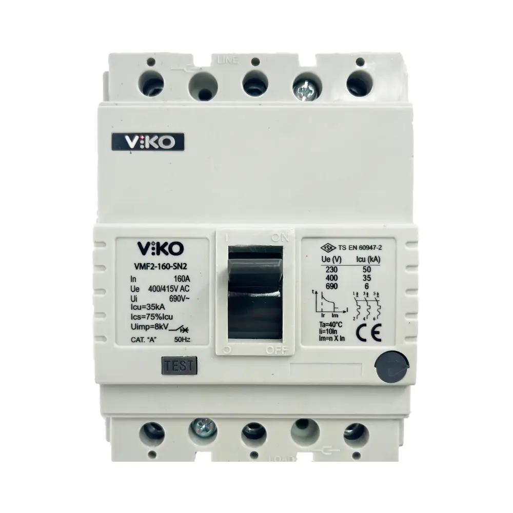Viko 3x160a 35ka Sabit Kompakt Şalter Vmf2-160-sn2